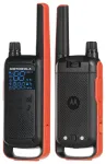 &bdquo;Motorola T82 Twin Pack&ldquo; dvipusis radijo imtuvas, 16 kanalų, juodas, oranžinis