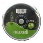 &bdquo;Maxell M160&ldquo; tu&scaron;čias DVD diskas, 4,7 GB, DVD+R, 10 vnt.