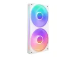 NZXT F240 RGB ventiliatorius, baltas, PWM