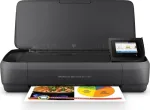 HP OfficeJet 250 Mobile All-in-One Printer, Multifunction Printer (Black, USB / WiFi, Scan, Copy)
