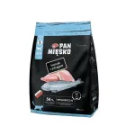 PAN MIĘSKO Vi&scaron;tiena su upėtakiais S - sausas kačių ėdalas - 400 g