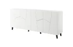 ETNA komoda 200x42x82 balta matinė