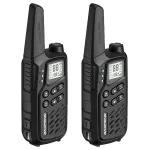 Racija Baofeng BF-T25E juoda, 2 vnt.
