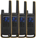 &bdquo;Motorola Talkabout T82 Extreme&ldquo; keturių krypčių radijo siųstuvas, 16 kanalų, juodas, oranžinis