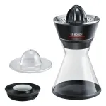 Bosch MCP72GPB citrusinių vaisių sulčiaspaudė Plastikas, Nerūdijantis plienas Juoda, Permatoma