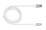 iBox IKUMTCWQC USB kabelis USB 2.0 1,5 m USB A USB C baltas