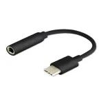 SAVIO USB 3.1 C (M) &ndash; 3,5 mm lizdas (F) garso adapteris, juodas AK-35/B