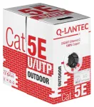 Q-LANTEC KIU5OUTS305Q tinklo kabelis 305 m Cat5e U/UTP (UTP) juodas