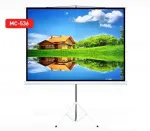 Projection Screen With 200x200 Tripods Maclean MC-680