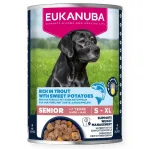 EUKANUBA Life Care Senior Rich in trout with sweet potatoes - wet dog food - 400g