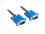 Lanberg CA-VGAC-10CU-0050-BK VGA kabelis 5 m VGA 15 kontaktų juodas