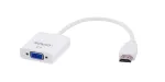 Savio CL-27B vaizdo kabelio adapteris 0,1 m HDMI A tipo (standartinis) VGA (D-Sub) baltas