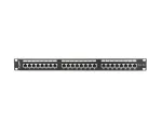 Lanberg PPS5-1024-B pataisų skydelis 1U