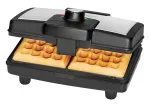&bdquo;Clatronic WA 3606&ldquo; vaflinė, 2 vafliai, juoda, nerūdijantis plienas, 800 W
