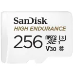 &bdquo;SanDisk High Endurance&ldquo; 256 GB &bdquo;MicroSDXC UHS-I&ldquo; 10 klasės atmintis