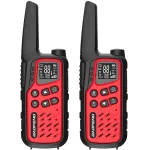 Racija Baofeng BF-T25E raudona, 2 vnt.