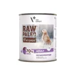 RAW PALEO suaugusių &scaron;unų monoproteininis anties ėdalas - &scaron;lapias ėdalas - 800 g