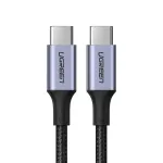 Ugreen US316 70428 USB-C į USB-C PD QC FCP 100W 5A 480Mb/s 3m kabelis - pilkas