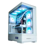 Zalman P50 DS, ATX Mid Tower PC Case, 4  x 120mm ARGB Fans, White