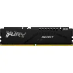 Kingston FURY DDR5 - 16GB - 6000 - CL - 30, Single RAM (black, KF560C30BBE-16, Fury Beast, INTEL XMP, AMD EXPO)