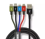 Universalus 4 viename įkrovimo laidas I-BOX USB IKUM4W1