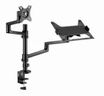 Gembird MA-DA-04 monitoriaus laikiklis / stovas 81,3 cm (32") stalas, juodas