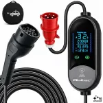 Electric car charger 7kW 230V CEE 32A LED 5m