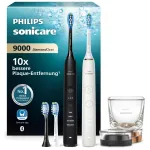 Philips Sonicare DiamondClean HX9914/61, electric toothbrush (rose gold/black, incl. 2nd handle)
