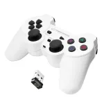 Esperanza EGG108W žaidimų valdiklis, juodas, baltas, RF žaidimų pultas, analoginis / skaitmeninis, PC, Playstation 3