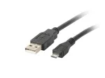 Lanberg CA-USBM-10CC-0010-BK USB kabelis USB 2.0 1 m Micro-USB B USB A Juodas