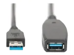 DIGITUS USB 3.0 prailginimo kabelis, 10 m