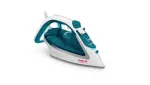 Tefal EasyGliss Plus FV5718 lygintuvas Lygintuvas sausam ir gariniam lyginimui, &bdquo;Durilium&ldquo; padas, 2400 W, turkio spalvos, balta