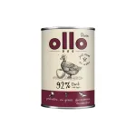 OLLO &Scaron;lapias &scaron;unų ėdalas su antiena ir obuoliais, 400 g