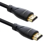 Qoltec 50353 HDMI v2.1 kabelis itin didelės spartos 8K | 60Hz | 26AWG | AUKSINIS | 5m