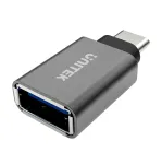 UNITEK Y-A025CGY kabelio sąsajos / lyčių adapteris USB C tipo USB A tipo metalinis