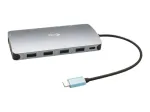 I-TEC USB-C metalinis nano dokas 3 ekranams ir PD