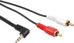 Cable 3.5mm mini jack 2RCA 3m black MCTV-825