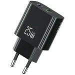 Charger 25W 1xUSB-C 1xUSB-A Fast Charging
