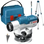 Bosch optical level GOL 32 G Professional, with construction tripod (blue, case, unit of measurement 400 Gon)