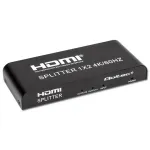 &bdquo;Qoltec 51797&ldquo; aktyvus HDMI skirstytuvas, 2 x HDMI 4K x 2K | 6 Gb/s | 60 Hz