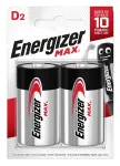 ENERGIZER MAX D LR20 baterijos, 2 vnt. EKO pakuotė