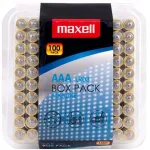 MAXELL &scaron;arminės baterijos LR03 AAA 1.5V 100 vnt.