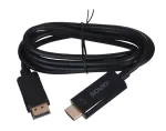 Savio CL-56 vaizdo kabelio adapteris 1,5 m DisplayPort HDMI A tipo (standartinis), juodas