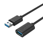 UNITEK Y-C459GBK USB kabelis USB 3.2 Gen 1 (3.1 Gen 1) 2 m USB A juodas