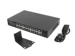 Lanberg RSGE-24P-2GE-2S-250 tinklo komutatorius nevaldomas