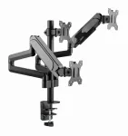 Gembird MA-DA3-01 monitoriaus laikiklis / stovas 68,6 cm (27") stalas, juodas