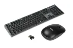 &bdquo;iBox IKMS606W&ldquo; klaviatūra, belaidė radijo dažnio, anglų, juoda