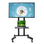 Professional TV stand trolley on wheels MC-739 max 40kg max 32-65 ''
