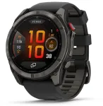 Garmin fēnix 8 Pro 3.56 cm (1.4") AMOLED 51 mm Digital 454 x 454 pixels Touchscreen Black, Grey, Titanium Wi-Fi GPS (satellite)