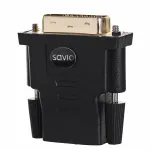 Savio CL-21 kabelio lyties keitiklis DVI HDMI juodas
